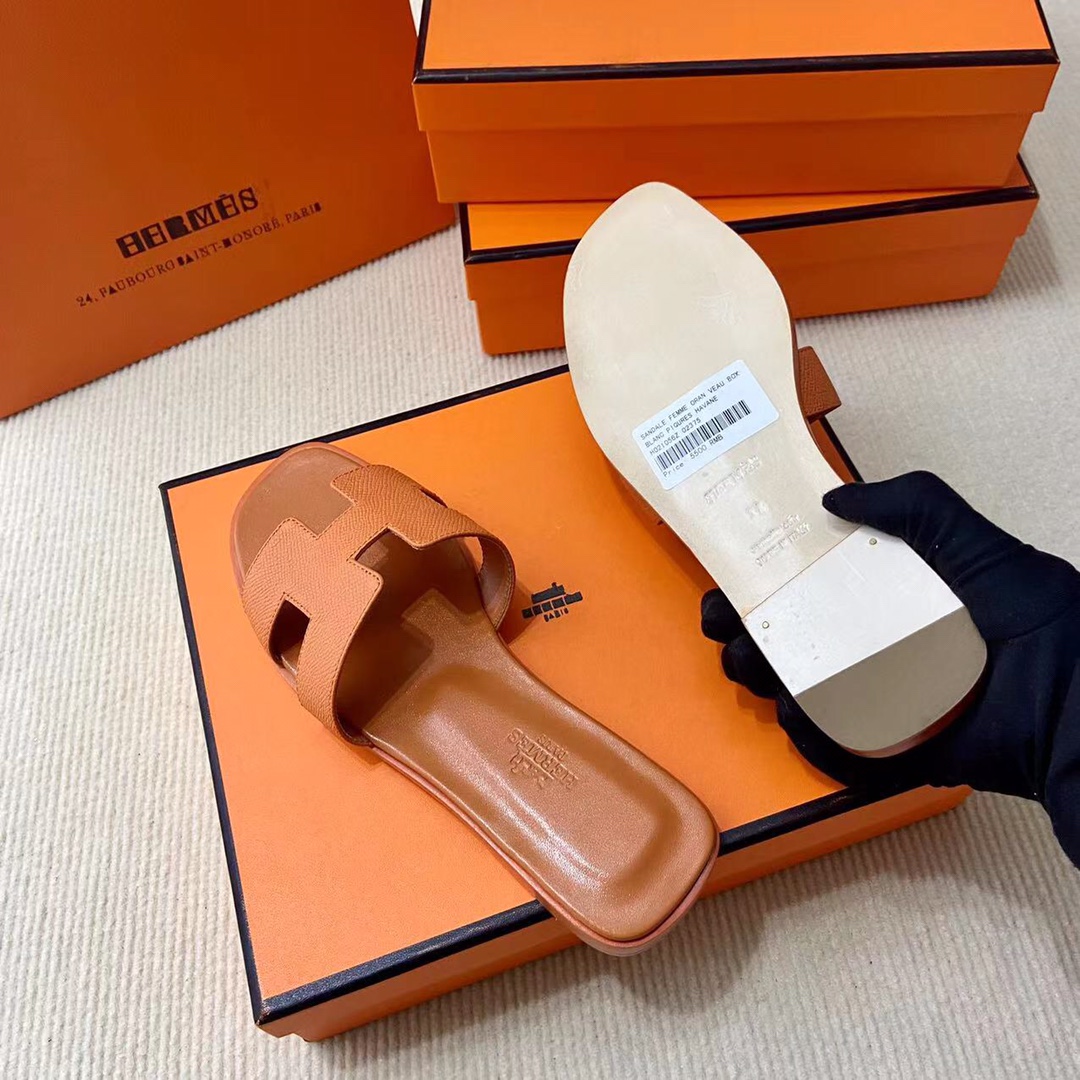 에르메스 올수공 오란 슬리퍼 샌들 앱송 87